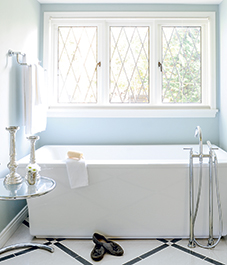 Design koupelny: Klasický elegantní ústup