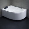 Hydromasážní vana AWT GE111TSL 150x100 pravá (bluetooth, osvětlení trysek)