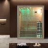 Luxusní finská sauna AWT E1103B Cilindro 150x105x190