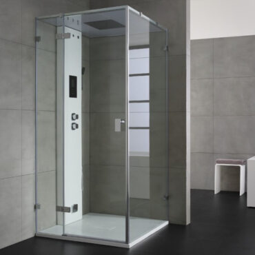 parni-box-eago-dz106f15-bila-matna-verze-100x100cm-leva-bez-vanicky