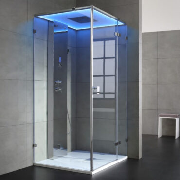 parni-box-eago-dz106f15-stribrna-nerez-verze-100x100cm-leva-bez-vanicky