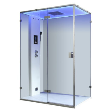 parni-box-eago-dz111f15-bila-leskla-verze-150x90cm-leva-bez-vanicky