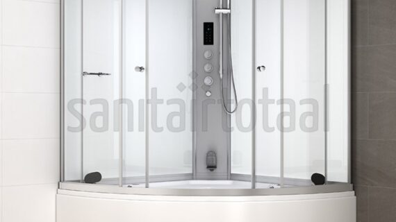 Parní box s hydromasážní vanou Mocoori MODERA 150x150x223,5cm