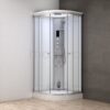 Parní sprchový box Mocoori Modera bílá verze 90x90x219cm