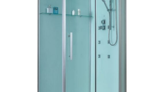 Sprchový masážní box EAGO D990 bez vaničky pravá verze 120x90x235