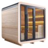 Venkovní sauna AWT THE CUBE X1 Hemlock 225x225 Eos BIO Cubo 9kW